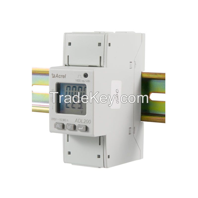 Acrel 80A Single Phase ADL200 Electricity Consumption Meter Energy Data Meter Watt Hour Power Logger 80A 230V RS485 Port