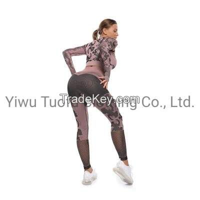 Vc-1296 Women Yoga Pants for Women Fitness Leggings Gym Clothing