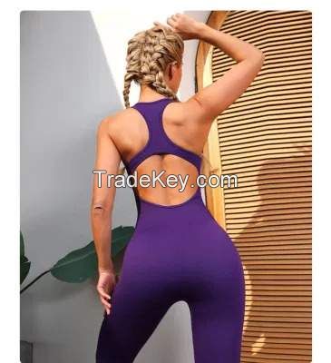 Ladies Sportswear Fitness Wear Jumpsuit Gym Wear Yoga Wear bodysuit