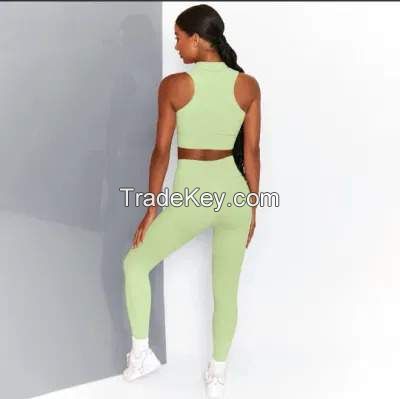 Ladies sports wear gym wear sport top sport vest yoga wear fitness active wear