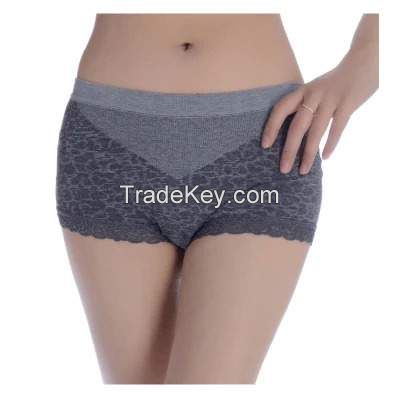 Ladies Seamless Breathable short  brief boxer  cotton underpants