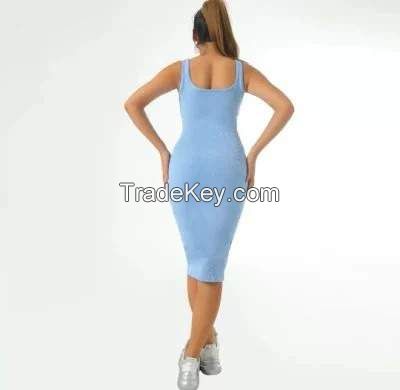 ladies seamless dress women long camisole long dress shape dress clothing