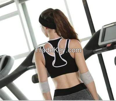 Exercise Fitness Active Wear Crop Workout Top Women Backless Yoga Sports Bra