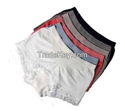 Ladies Seamless Breathable short  brief boxer  cotton underpants