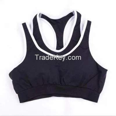 Exercise Fitness Active Wear Crop Workout Top Women Backless Yoga Sports Bra