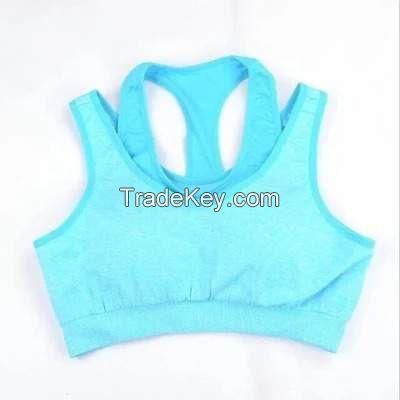 Exercise Fitness Active Wear Crop Workout Top Women Backless Yoga Sports Bra