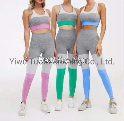 Sportswear Space-Dye Top Gym Wear Yoga Wear Fitness Wear Running Top Cycling Wear