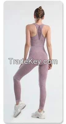 Custom Logo Women Active Wear Yoga Apparel Breathable Soft Gym Fitness Sets