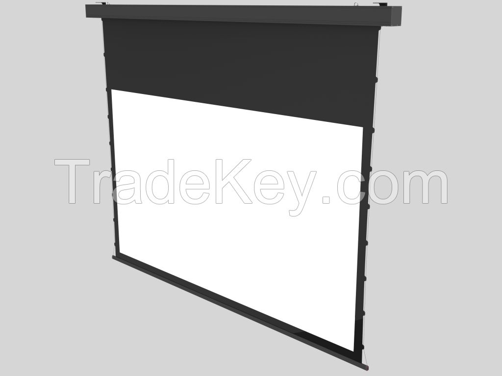 Tab Tensioned  Motorized Projector Screen