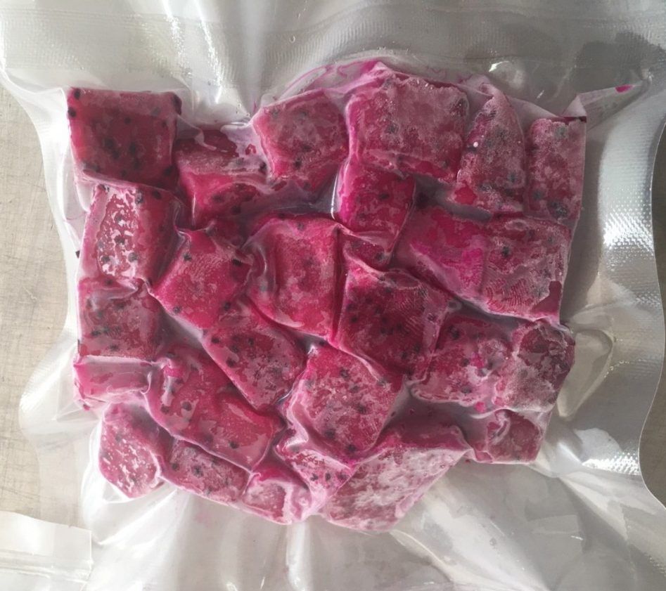 Frozen dragon fruit