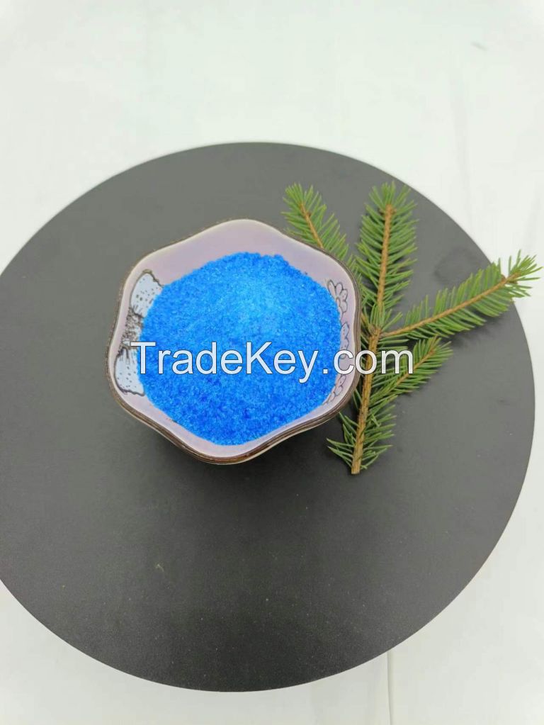 Blue crystal copper sulfate factory supply for Agriculture and Industrial 