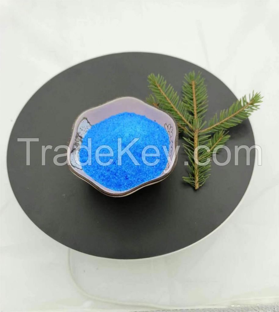 Blue crystal copper sulfate factory supply for Agriculture and Industrial 