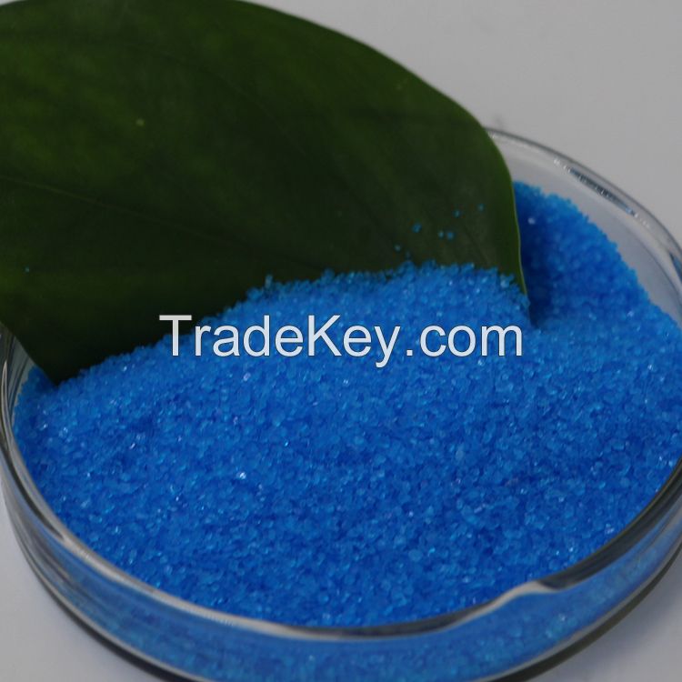 Copper Blue Crystal Fertilizer Grade Blue Vitriol Copper Sulphate Pentahydrate