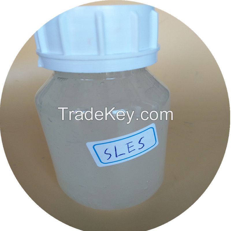 Chemical Detergent Raw Material Sodium Lauryl Sulfate SLES 70%