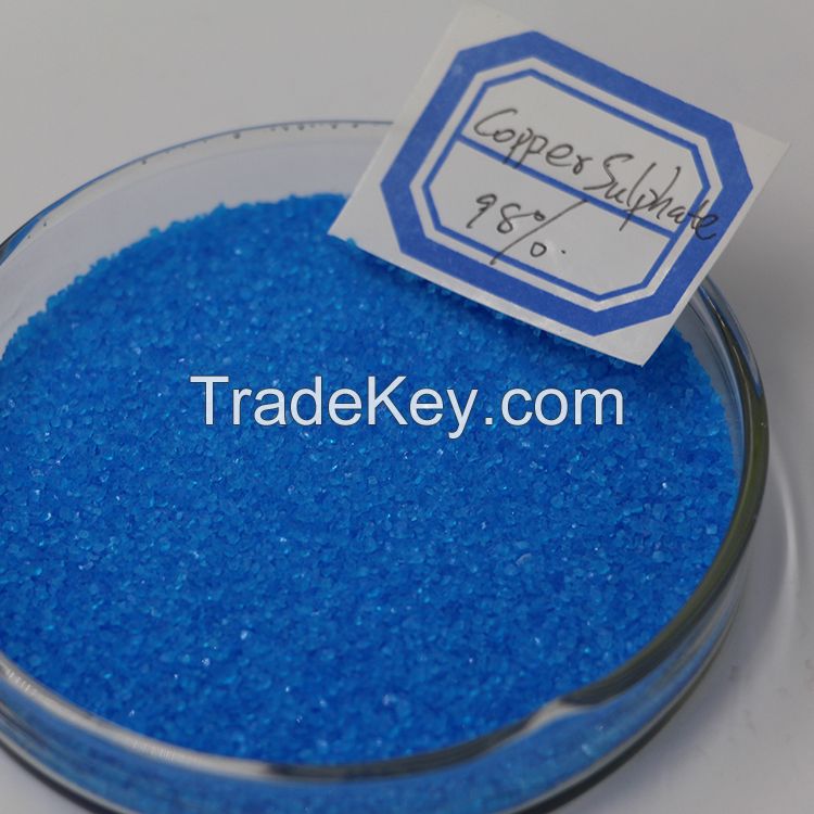 Blue Crystal Fertilizer Agriculture Grade Pentahydrate 98% for Water Treatment