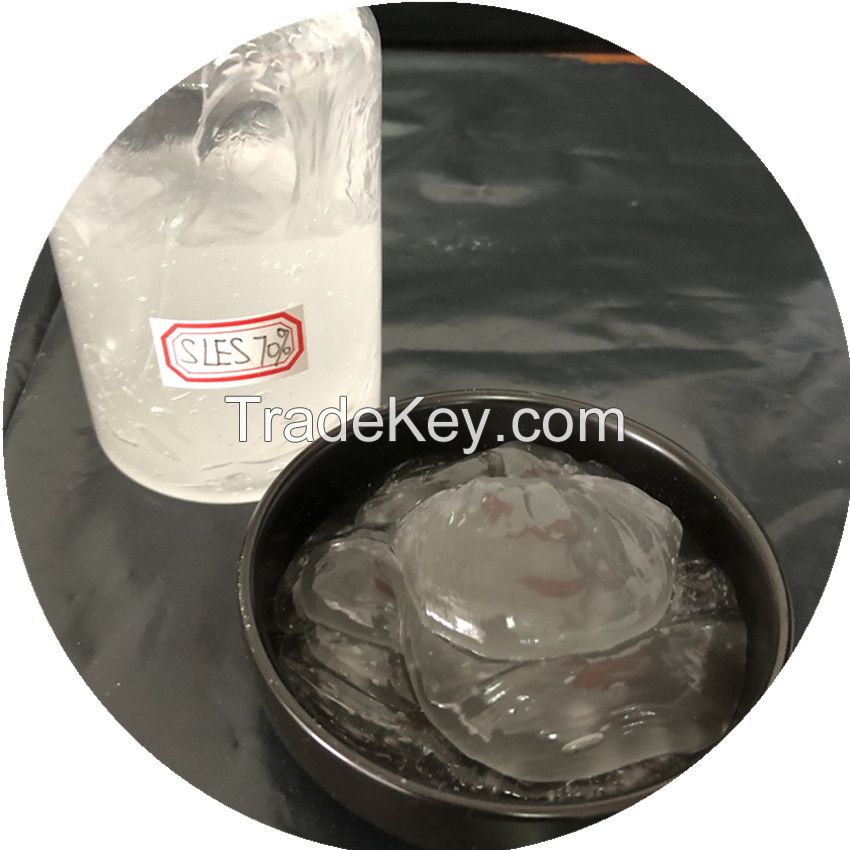 Detergent Materials SLES 70% for Cosmetic/Liquid Dishwashing/Soap/Shampoo