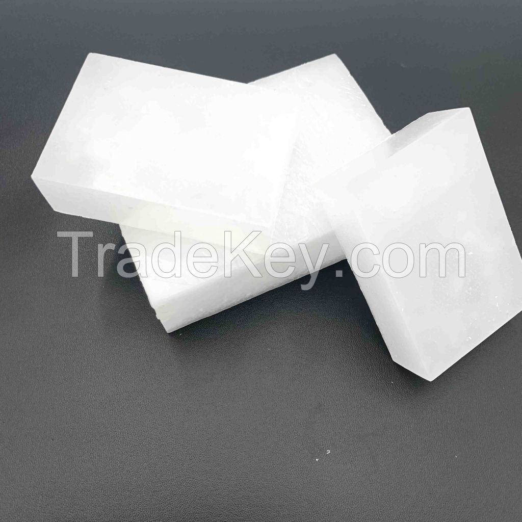 Brand Slab Wax White Solid Kunlun Brand Daqing Dalian Fushun Semi Refined Fully Refined 56 58 60 62 Paraffin 