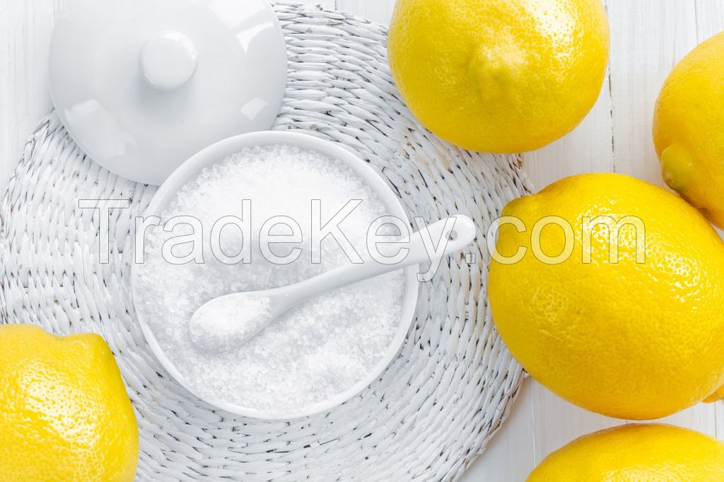 Food Additives high purity 99% Anhydrous Monohydrate Citric Acid Powder