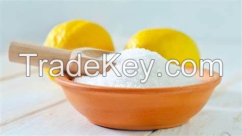 Food Additives 99% Anhydrous Monohydrate Citric Acid Powder