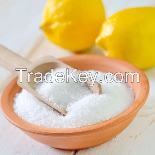 Food Additives high purity 99% Anhydrous Monohydrate Citric Acid Powder