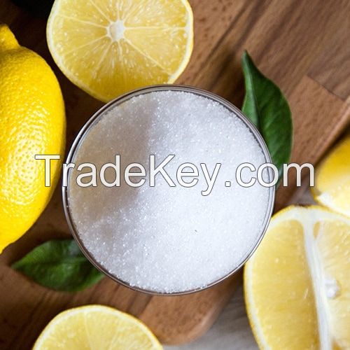 Food Grade Food Additive Monohydrate/Anhydrous Citric Acid Crystals