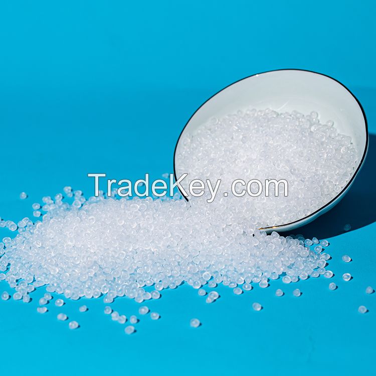 Plastic Pellets White Recycled Polyethylene Resin PP Injection Grade