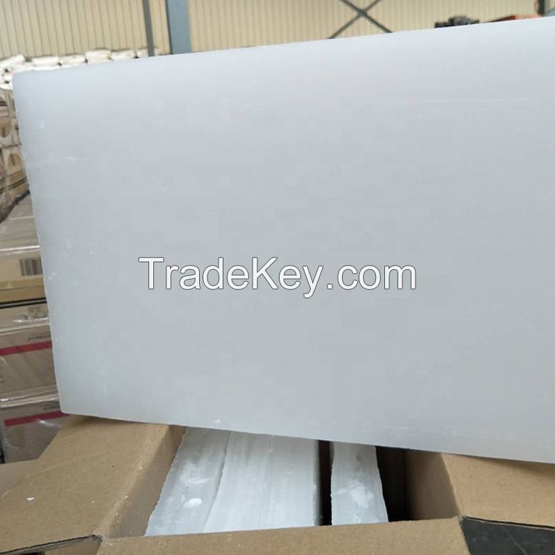 White Block Solid Candle Origin Oil Forms Fully Refined Paraffin Wax