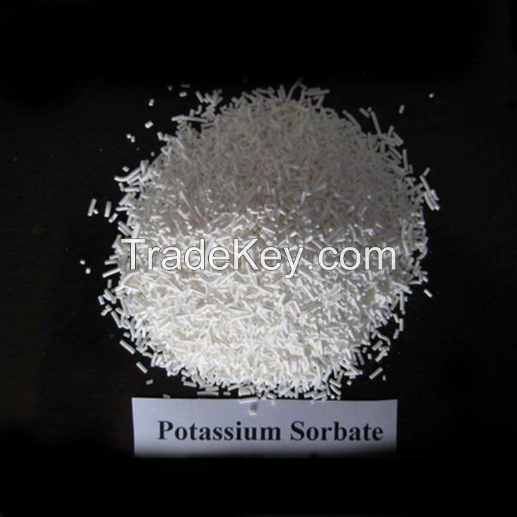 White Granular Food Beverage Preservative Potassium Sorbate 