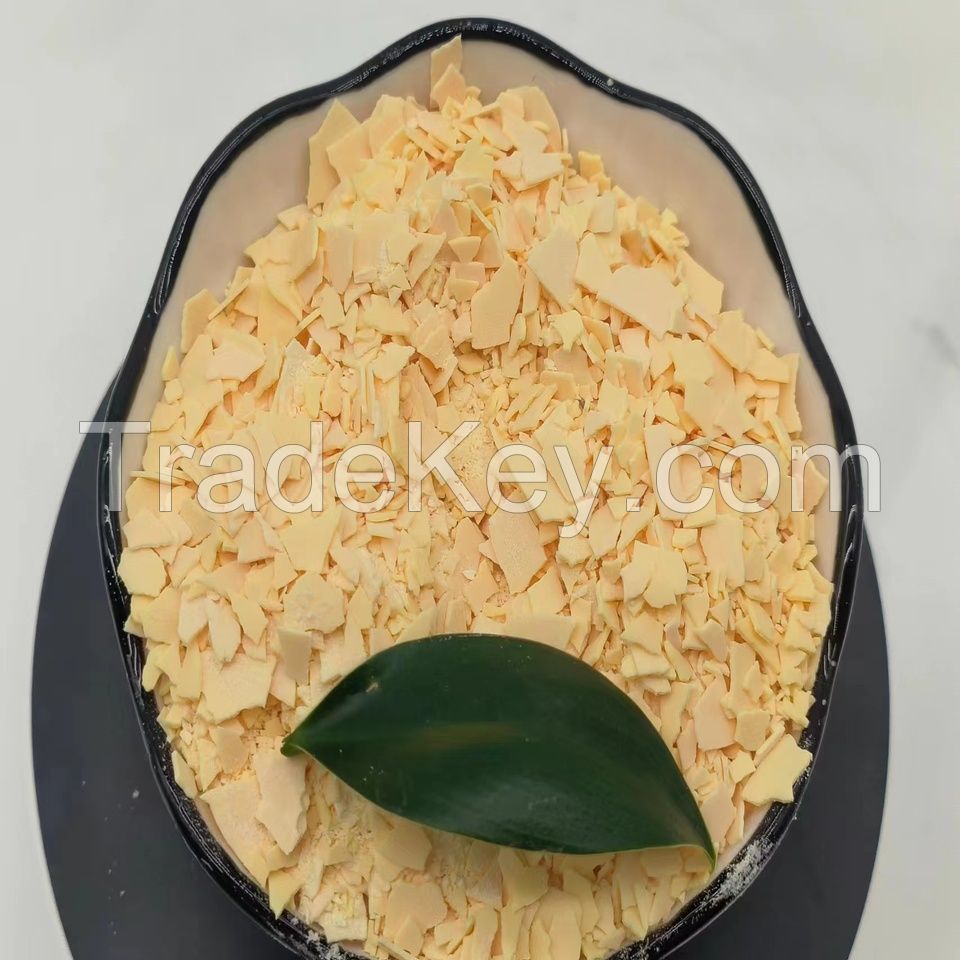 Chemical Sodium Sulphide yellow Flakes 50% 60% Raw Chemical Dye