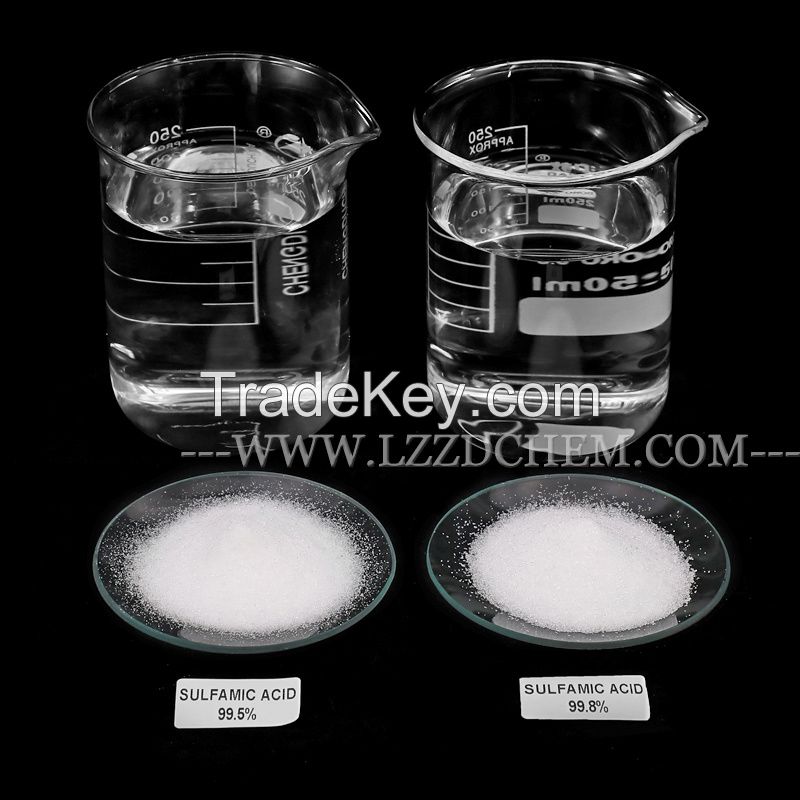 Reach Certificate Inorganic Acid 99.5% Metal Cleaner Sulfamic Acid Amidosulfonic Acid