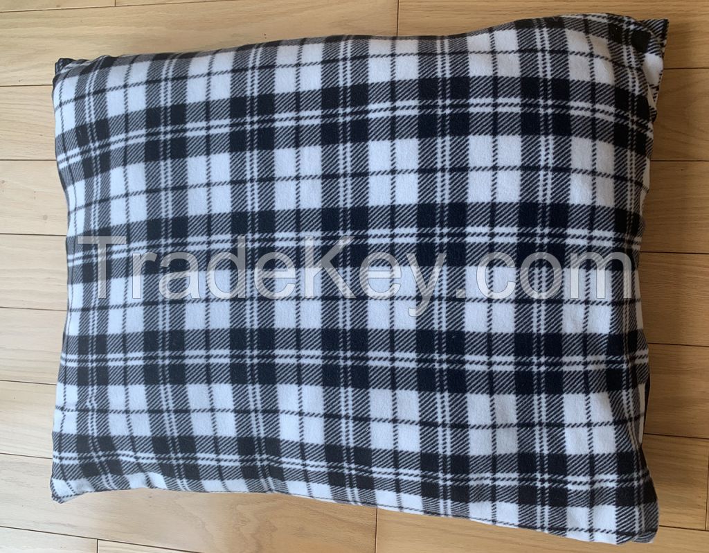 Pet Plaid Cushion Throw Pillow Cover