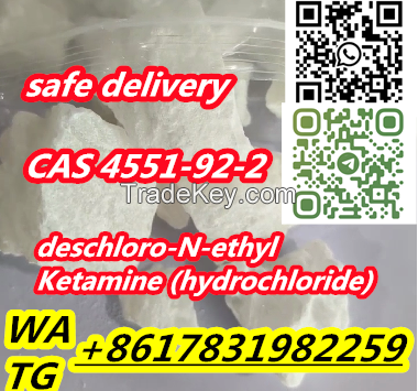 High purity crystal Cas 4551-92-2 deschloro-N-ethyl-Ketamine (hydrochloride) C14H20ClNO