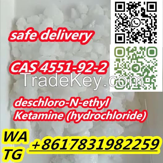 High purity crystal Cas 4551-92-2 deschloro-N-ethyl-Ketamine (hydrochloride) C14H20ClNO