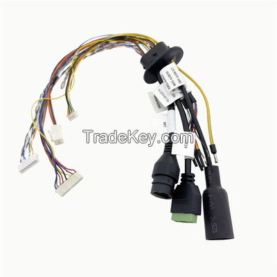 003 RJ45F Snap-On Type Rubber Core Wire Harness Factory Detail At Both Ends Of Line End For IP Camera Cable
