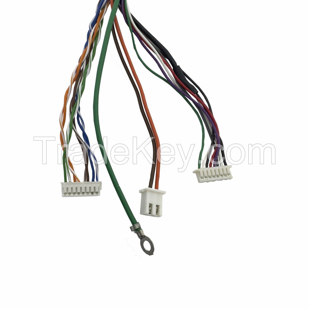 010 Power Extension Cable For Cctv Security Cameras Ip Camera Wiring Harness With Connector RJ45F/DC5.5*2.1/3.5PITCH 4-PIN