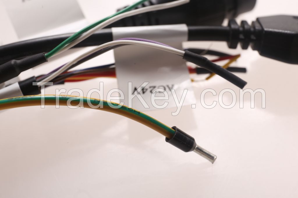 008 OUTPUT CABLE RJ45F BNC Chassis IP Camera Extension Cable Factory Wiring Harness With Connector PH2.0-8/10PIN