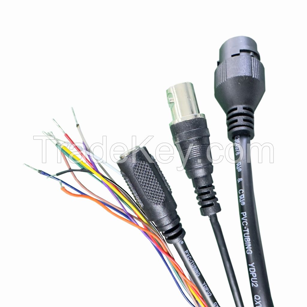 006 Rj45 Female Base Ip Camera Extension Cable Manufacturers Wiring Harness With Connector Mx1.25-3/6/9pin