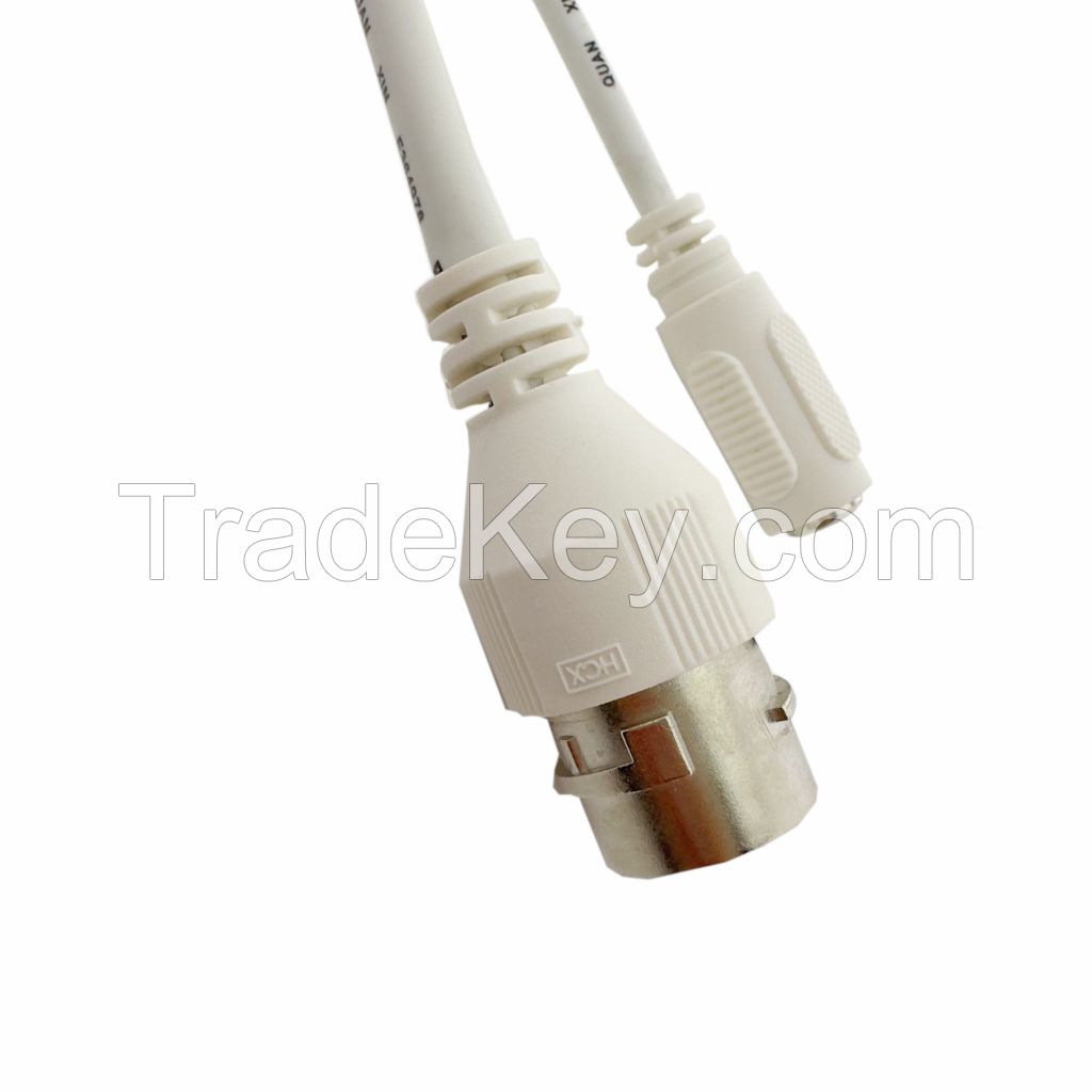 011 RJ45 Chassis Chassis MX1.25 10 Pin Ip Camera Tail Cable At Both Ends Of Line End From Ip Camera Cable Factory
