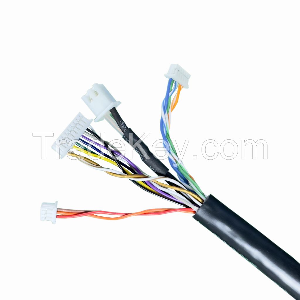 006 RJ45 Female Base IP Camera Extension Cable Manufacturers Wiring Harness With Connector MX1.25-3/6/9PIN