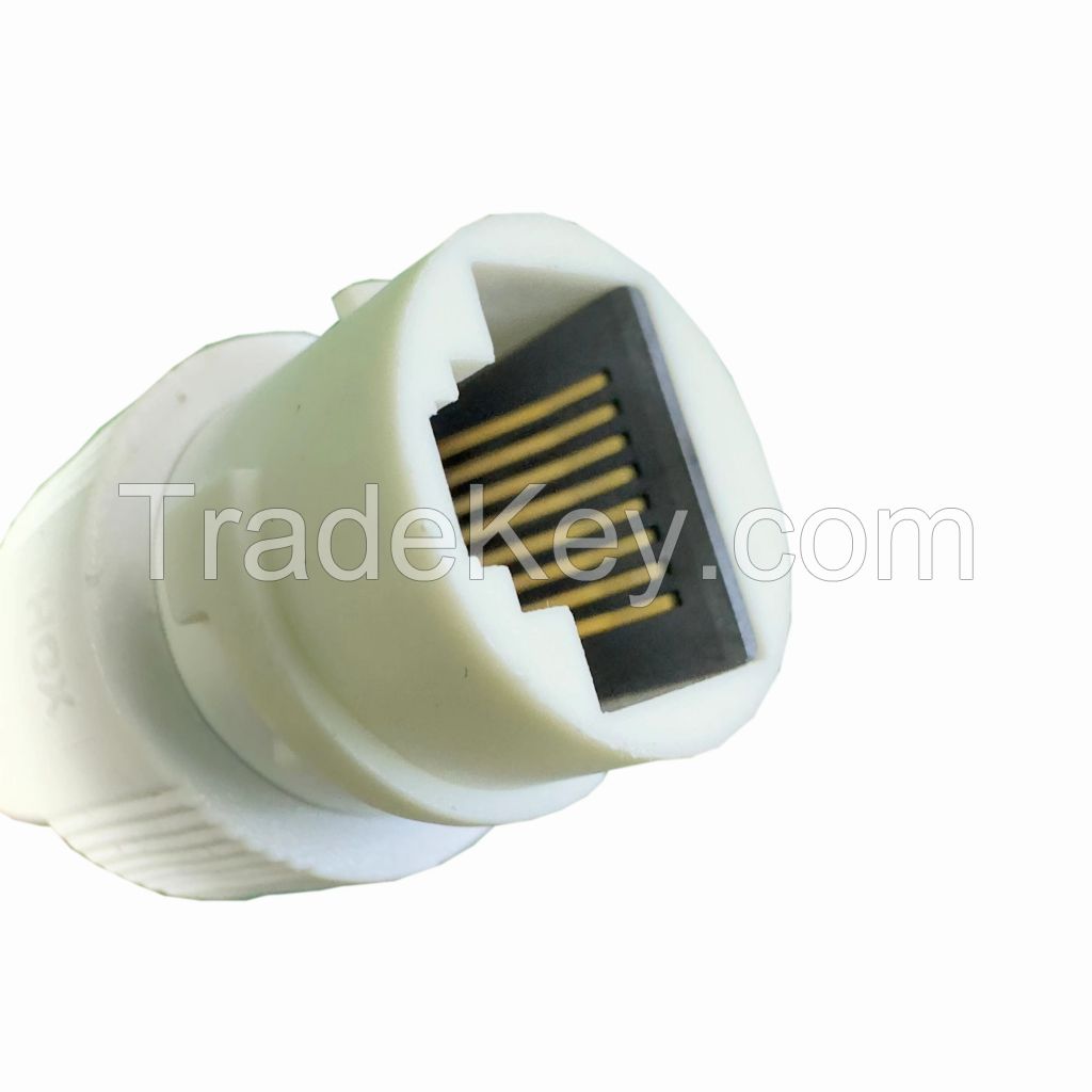 027 Multi Function Cable Assembly Power Signal RJ45 Female Core Welded Black Rubber Core FlatNeedle Wire Harness Factory