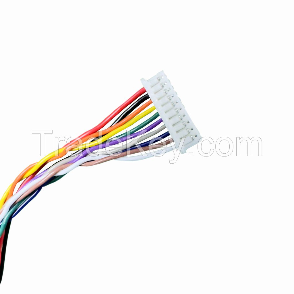 028 Multi-Function Cable AssemblyÃ‚Â Power Signal 500mm RJ45 Female Core Welded Black Rubber Core Flat Needle/DC5.5*2.1 Mother Seat