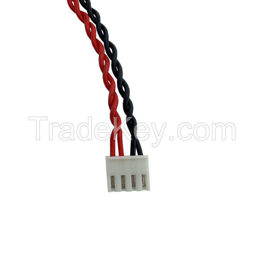060 4P Computer Internal Audio Card Power Cable Wiring Harness Kit With Switch Audio Harness Connector