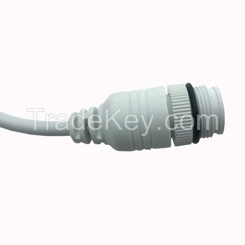 048 Custom Wire Harness Cable Assembly Manufacturers and Suppliers IP Camera Waterproof Cable Connector DC5.5 2.1 Mother