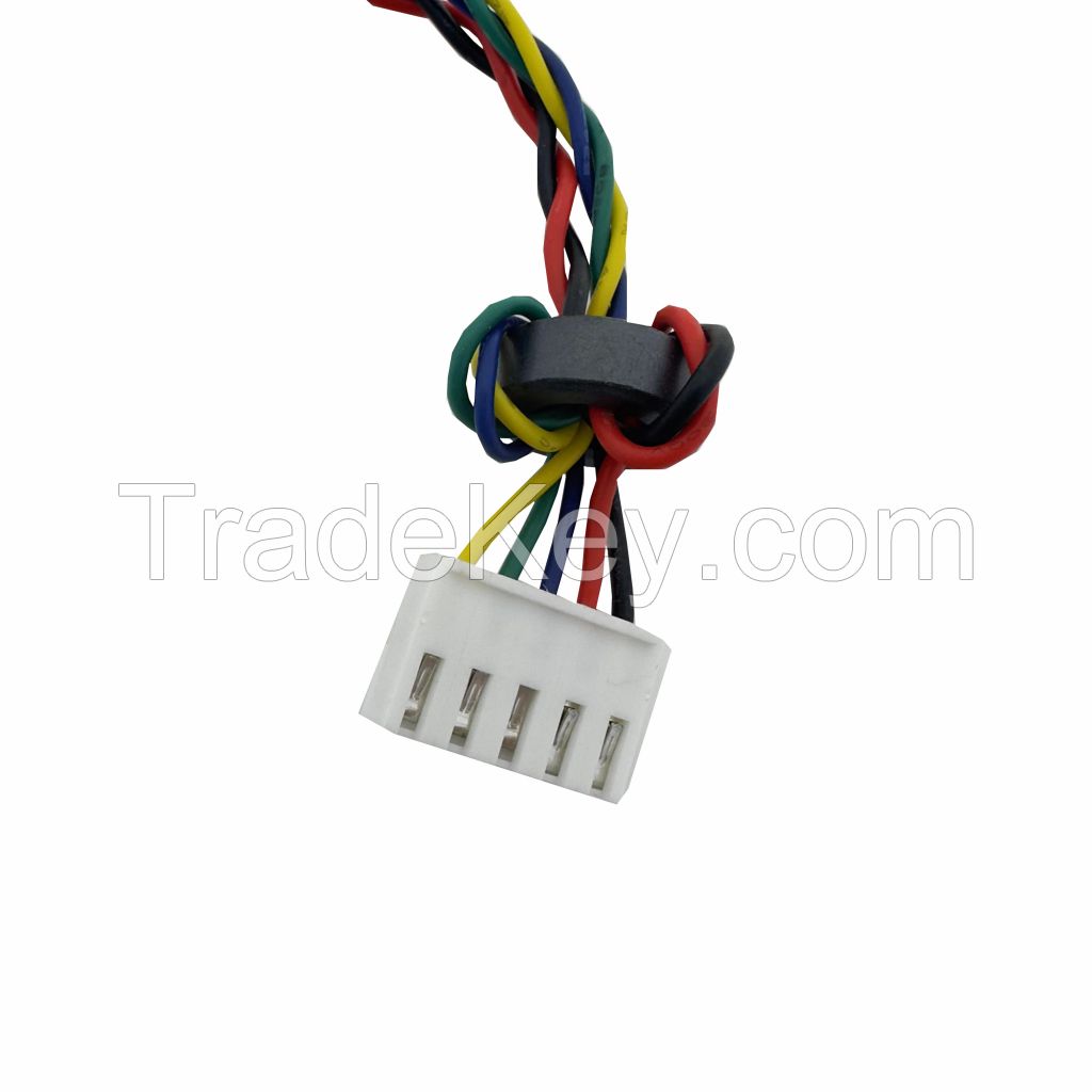 064 Hard Disk Power Cable VH3.96-5P Chassis Power Cable Wire Harness Connectors 12PIN Cable with Magnetic Ring