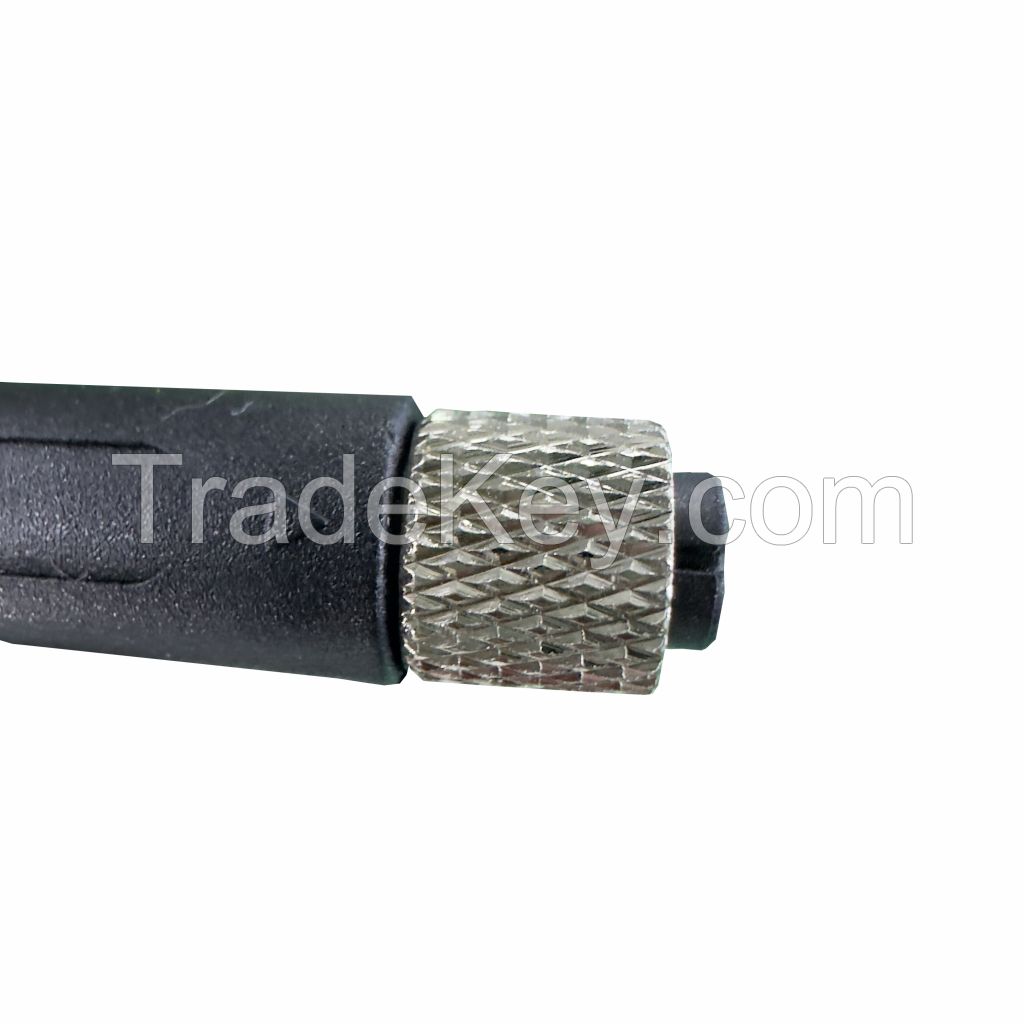 117 3M Industrial Control Cables M8 8 PIN Male Female Head Wire Harness