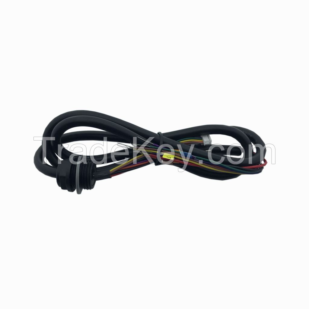 119 Custom Electrical Wire Harness IP66 Waterproof Outdoor Cable Assembly ZH1.5 6PIN