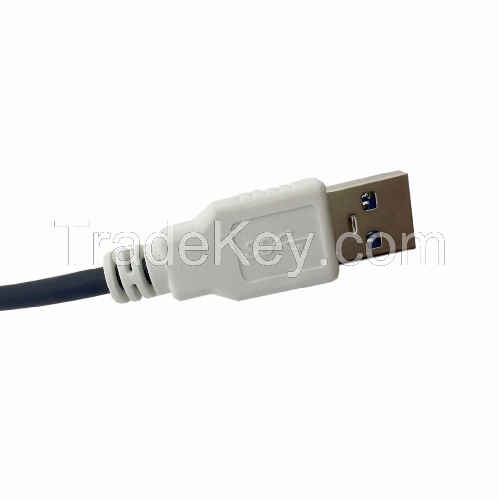 095 Flexible Data Cable USB 3.0 Type C Wire Male Connector Both Of Ends Custom Electric Wire Harness Cable Assembly