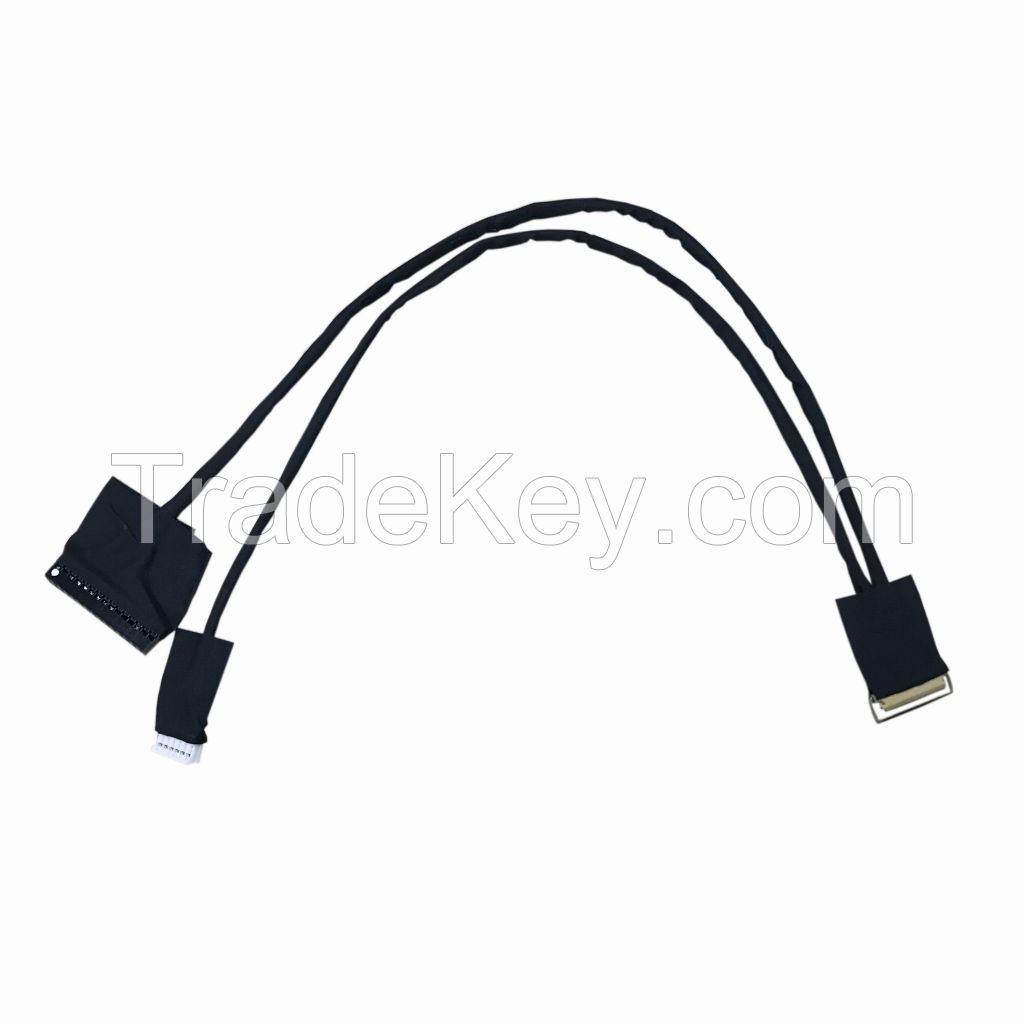 133 Custom PH2.0-6P  DP2.0-2*15P Connector Twisted Cable Assembly LVDS Wire Harness Electronic Connection Cable Factory