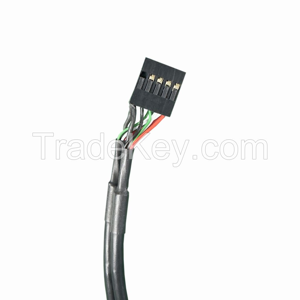 101 IDC2.0 To 2 x Mini USB2.0 Female To Male USB Adaptor Trip Computer Wire With Adaptor Wire Harness Kit Interface