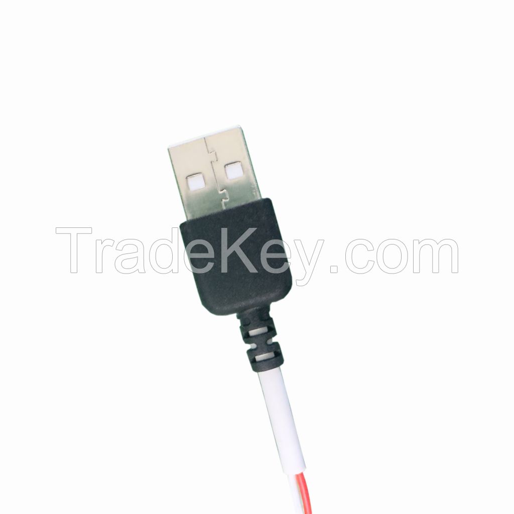 103 USB2.0 Male Connector To Tin Tail Cable DC Power Cable Equipment Internal Power Joint Wire Wiring Harness Connector